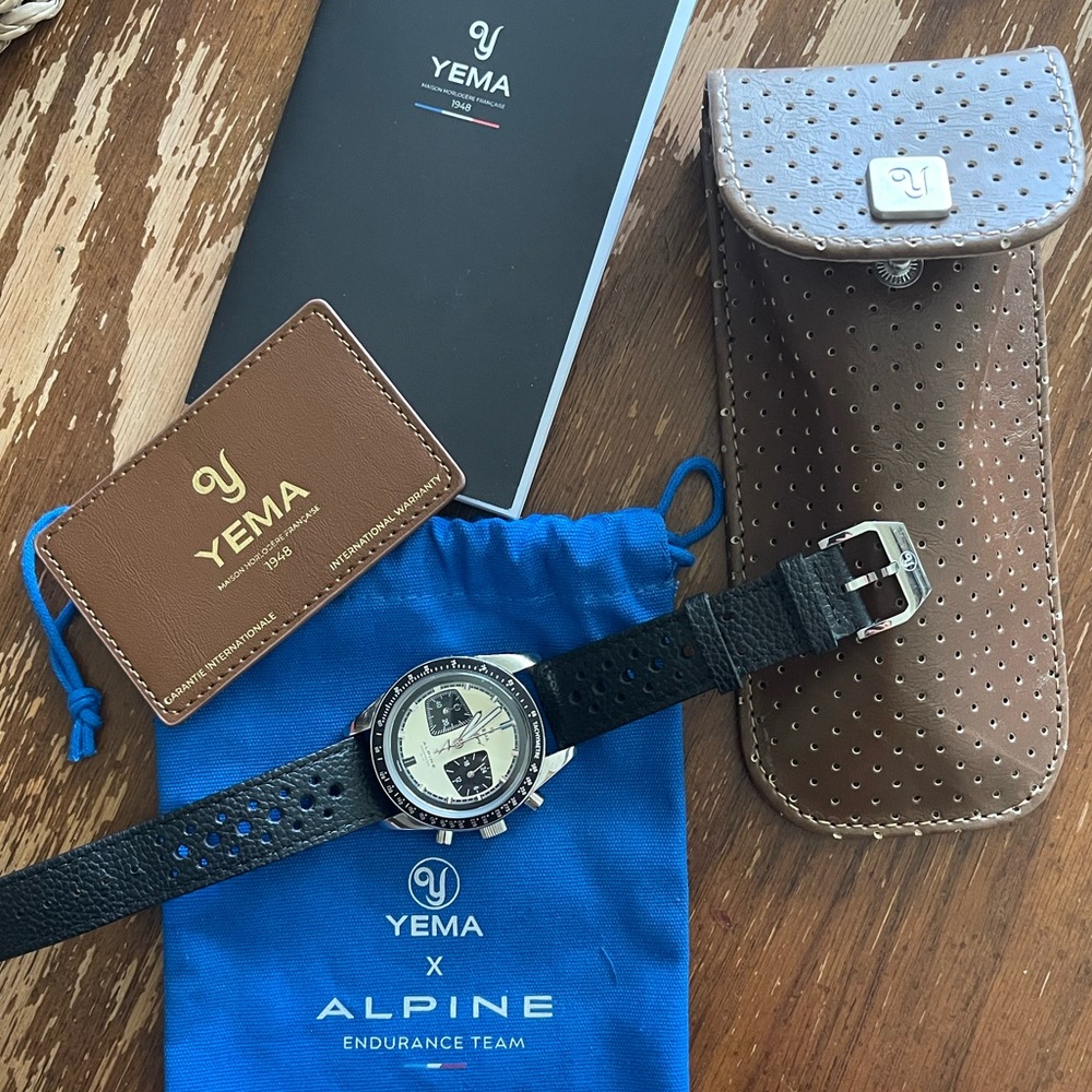 Yema Panda Alpine Team Le Mans Edition Watch Made in France 🇫🇷